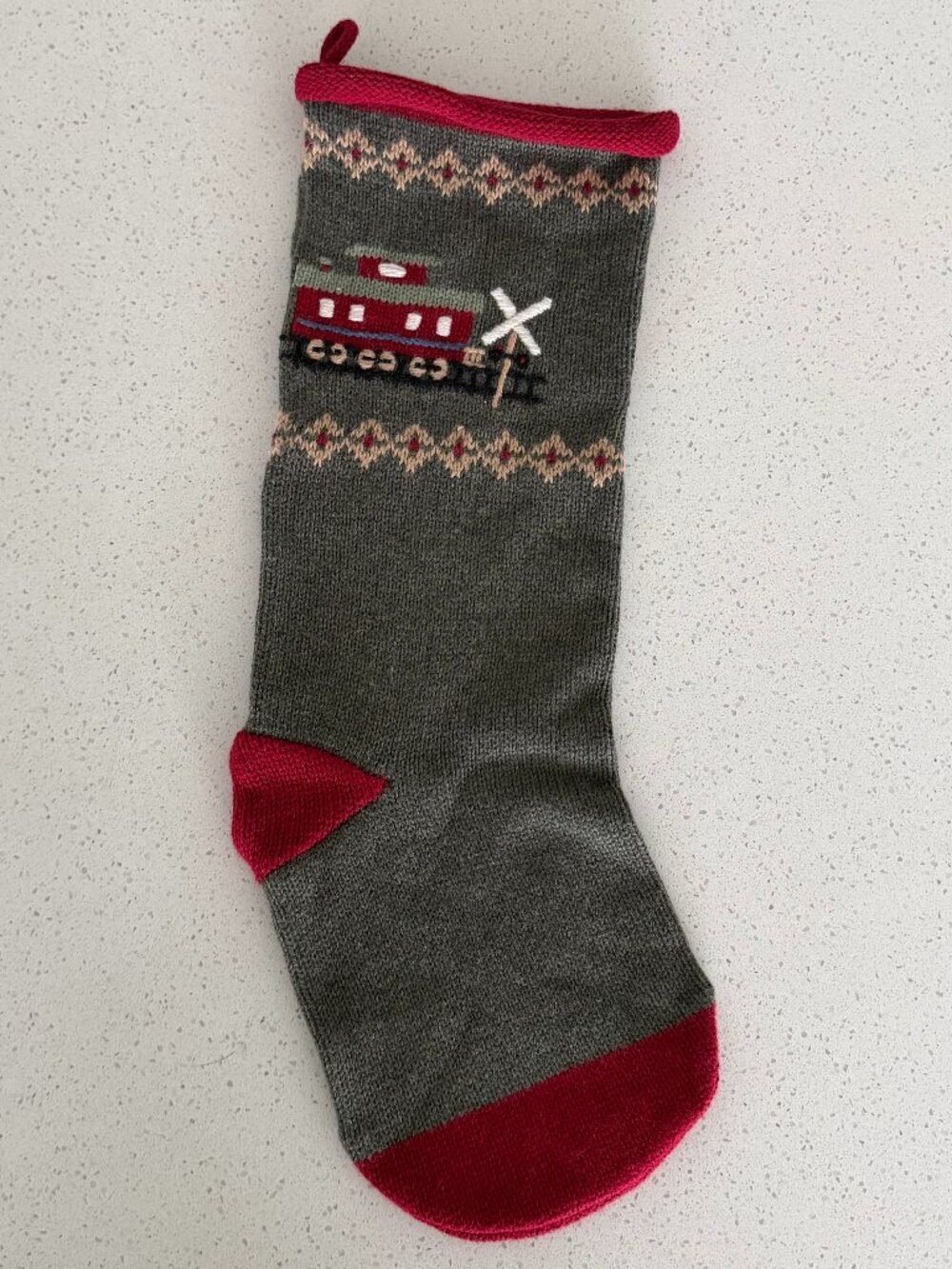 Janie and Jack Knit Christmas Stocking - Picture 3 of 6